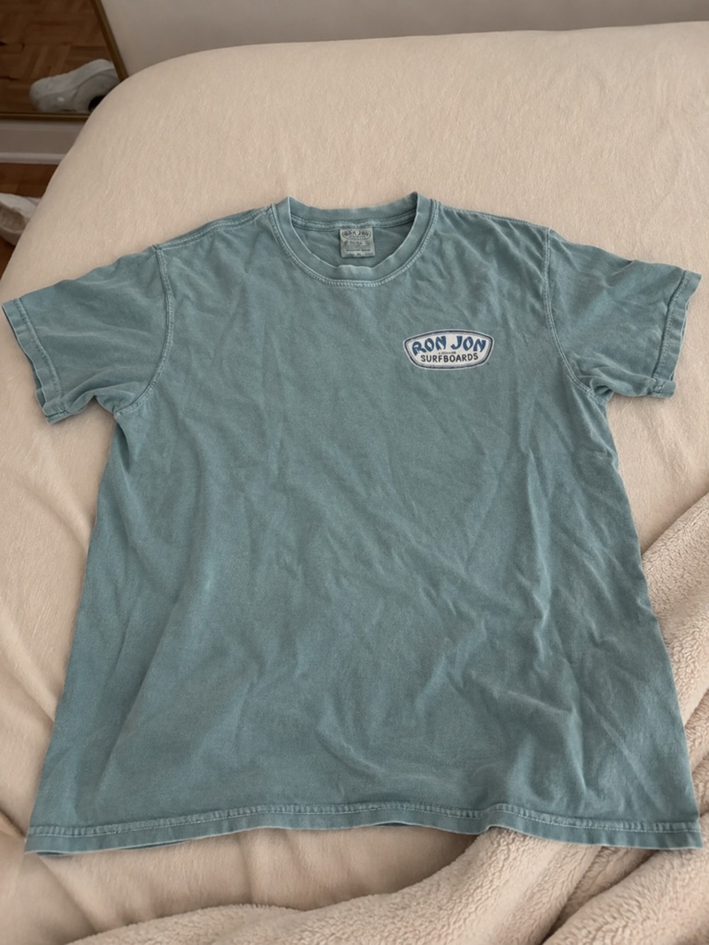 Comfort Colors Ron Jon Crewneck T-Shirt in Seafoam